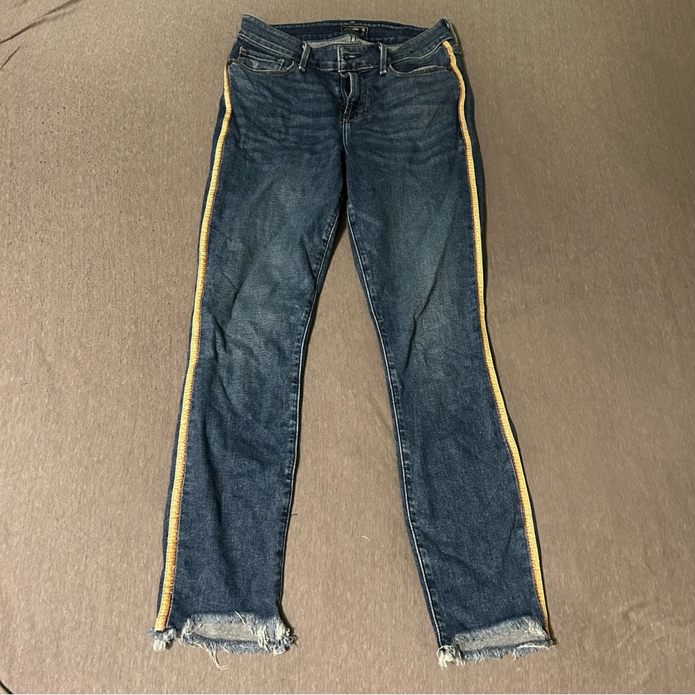 Abercrombie, 26/2R, Harper Low Rise Ankle Jeans